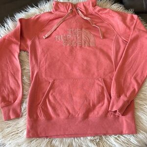 The North Face Women's Pink hoodie size large